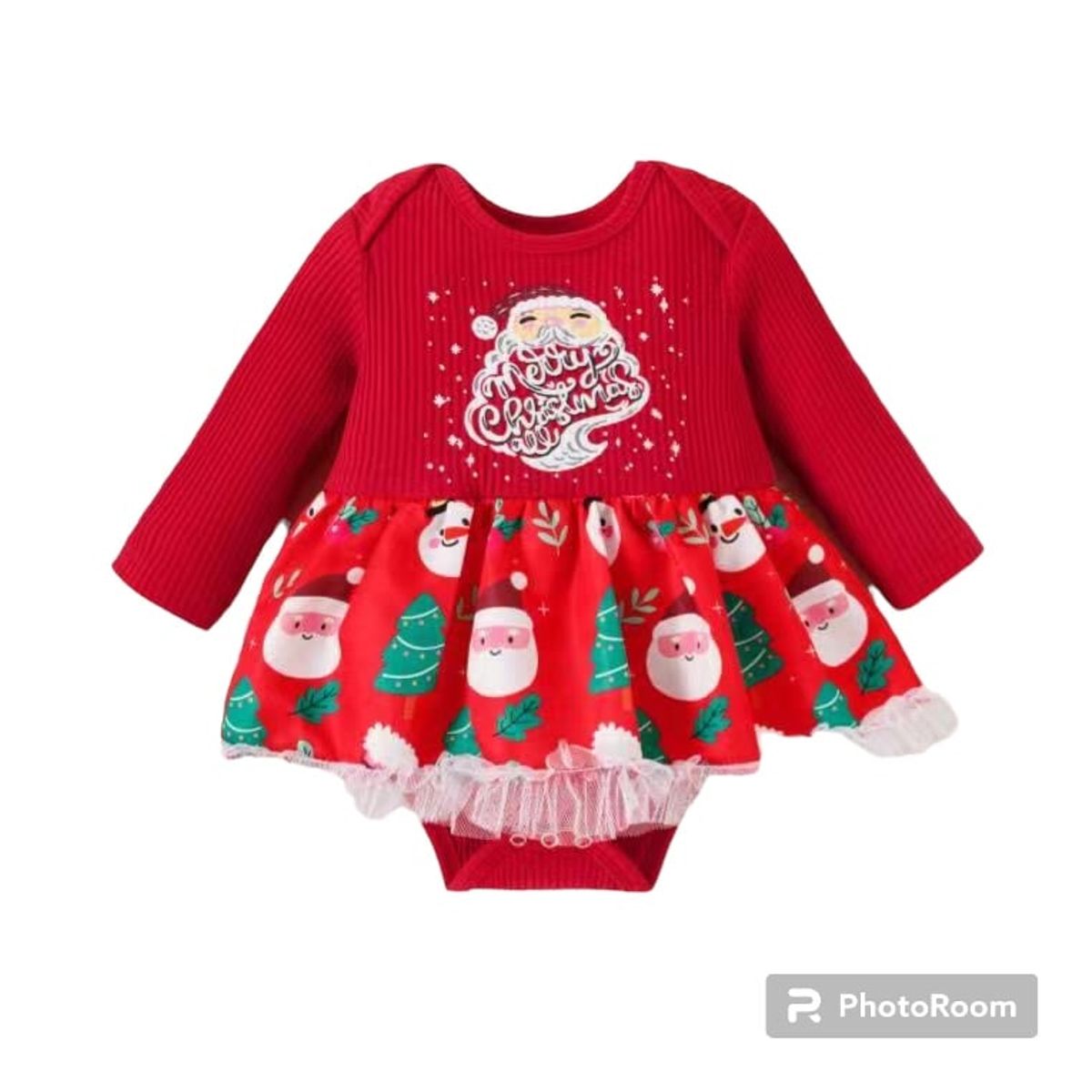ANGO - Vestido bebé NAVIDAD Pascueros Rojo NIÑA