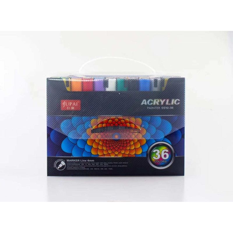 GENERICO - Lapices acrilicos Jupai 5510 36 colores 4mm