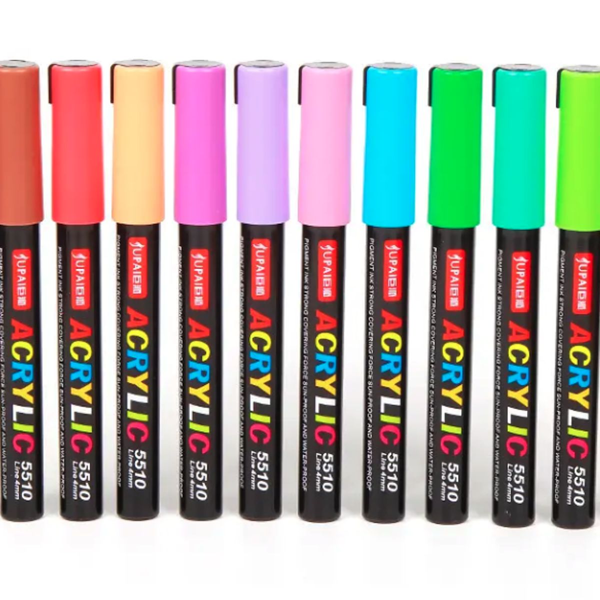 GENERICO - Lapices acrilicos Jupai 5510 36 colores 4mm