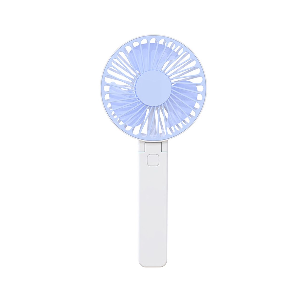 ATURE - Ventilador De Mano Escritorio Recargable Plegable Portátil Azul