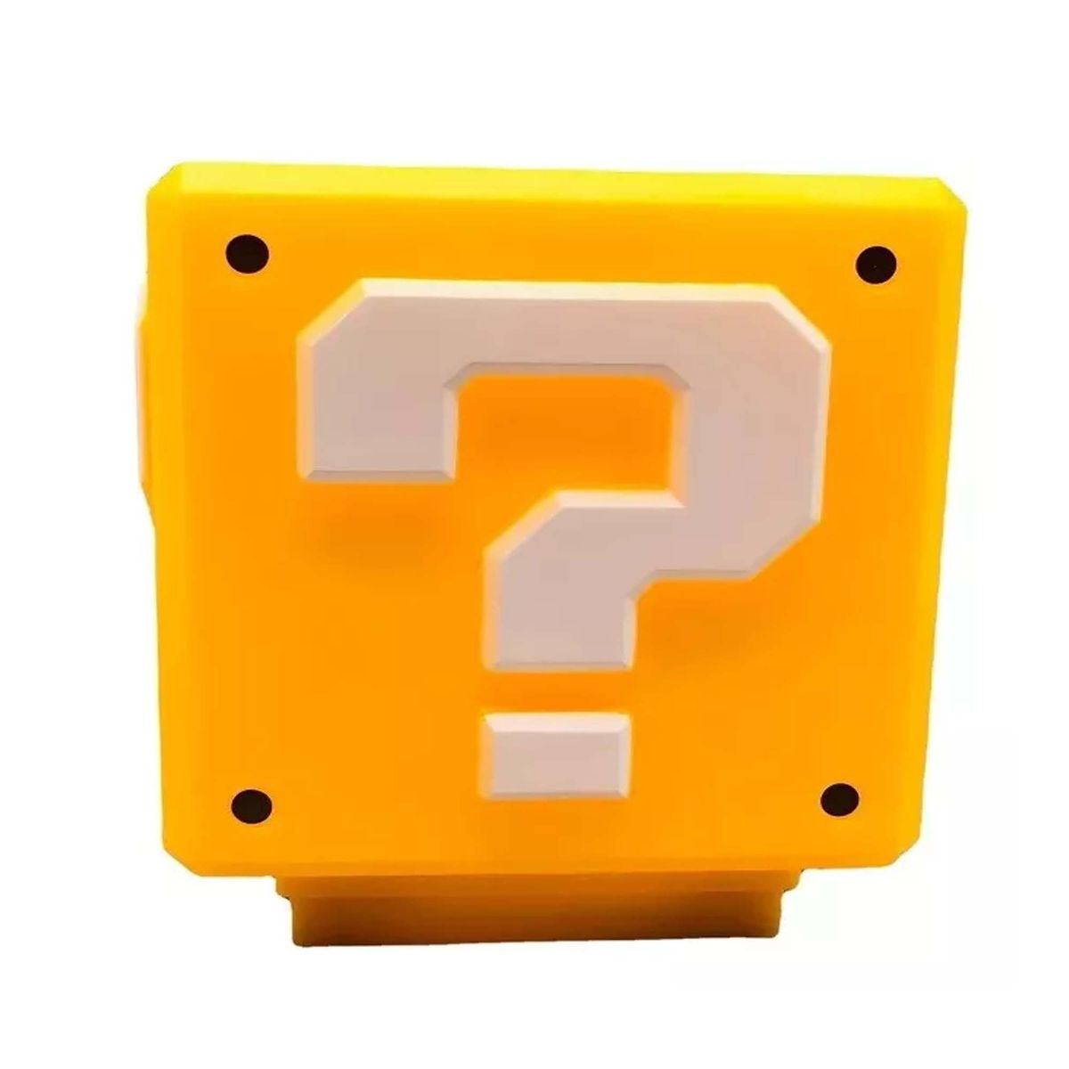 GENERICO - Lampara Cubo Super Mario Nintendo Luz Y Sonido Recargable