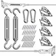 GENERAC - Kit De Anclaje M5 Para Vela Sombreadora Toldo Malla Lona