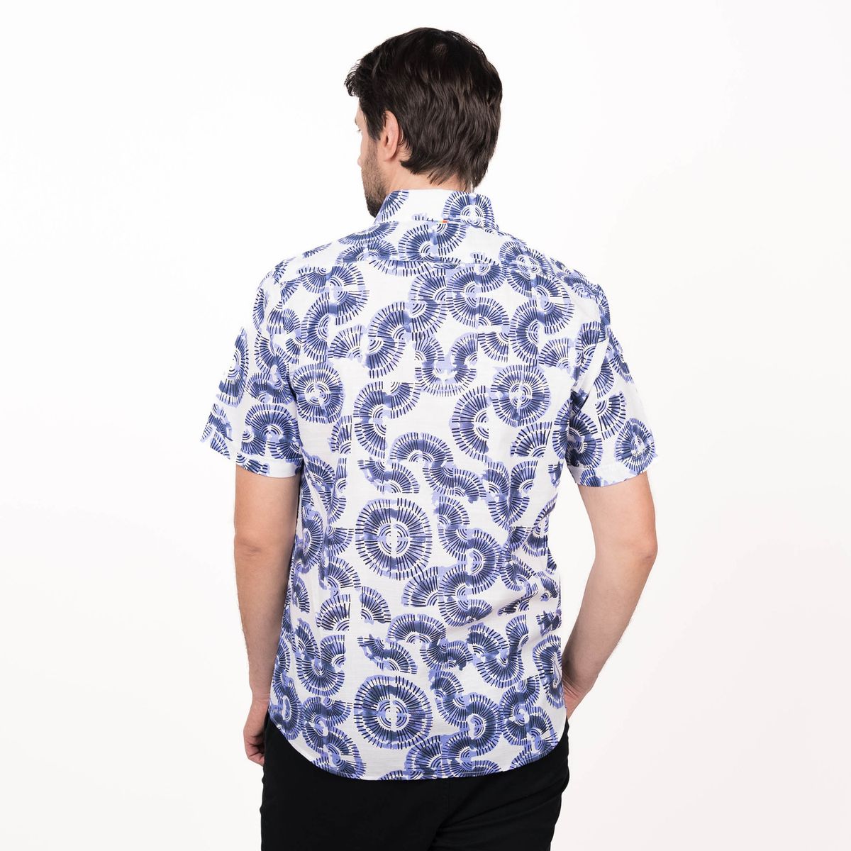 TRUVAL - Camisa M/C Estampada Slim Fit TRUVAL