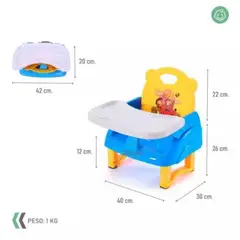 GENERICO - Silla De Bebé Para Comer Portátil