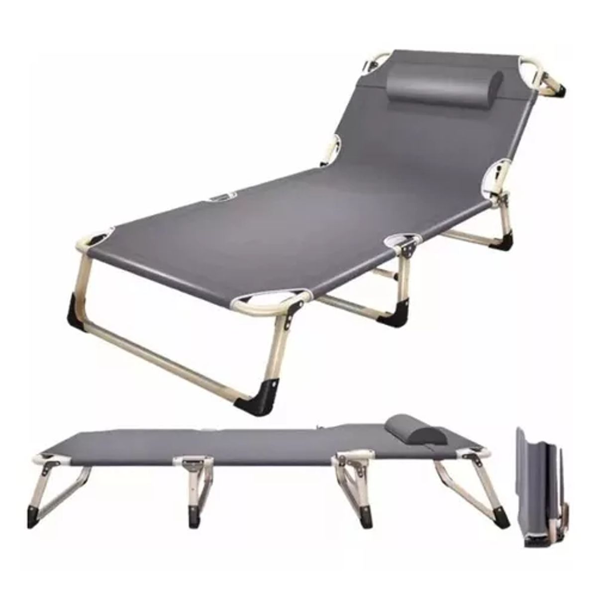 Silla Cama Plegable Portable Para Playa Camping Y Piscina, marca GENERICO - Foto Principal