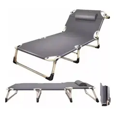 GENERICO - Silla Cama Plegable Portable Para Playa Camping Y Piscina