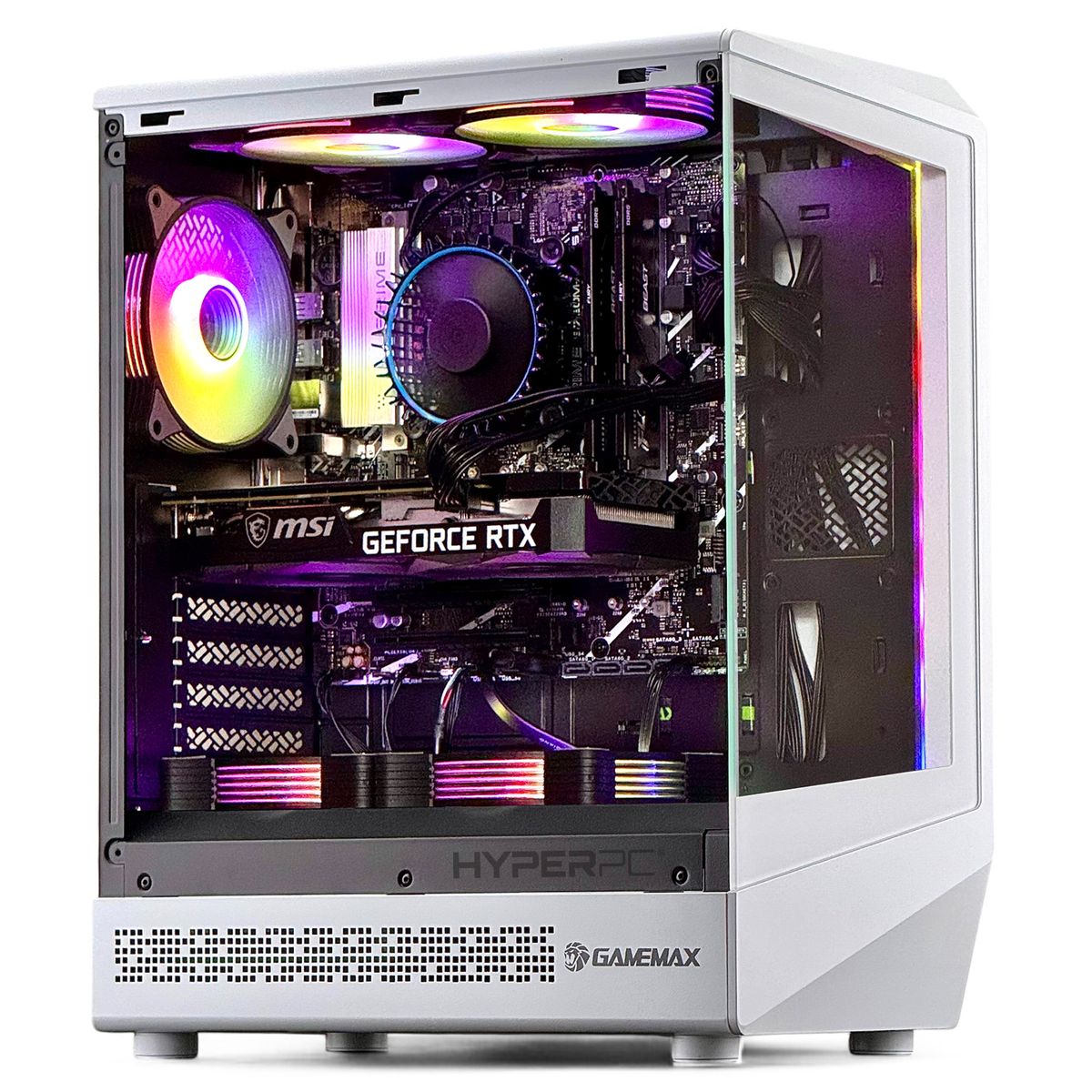 HYPERPC - PC GAMER Blanco AMD RYZEN 5 5600XT 16Gb 1Tb RTX 3050 WiFi
