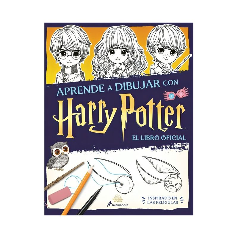 TOP10BOOKS - LIBRO APRENDE A DIBUJAR CON HARRY POTTER / J. K. ROWLING / SALAMANDRA INFANTIL