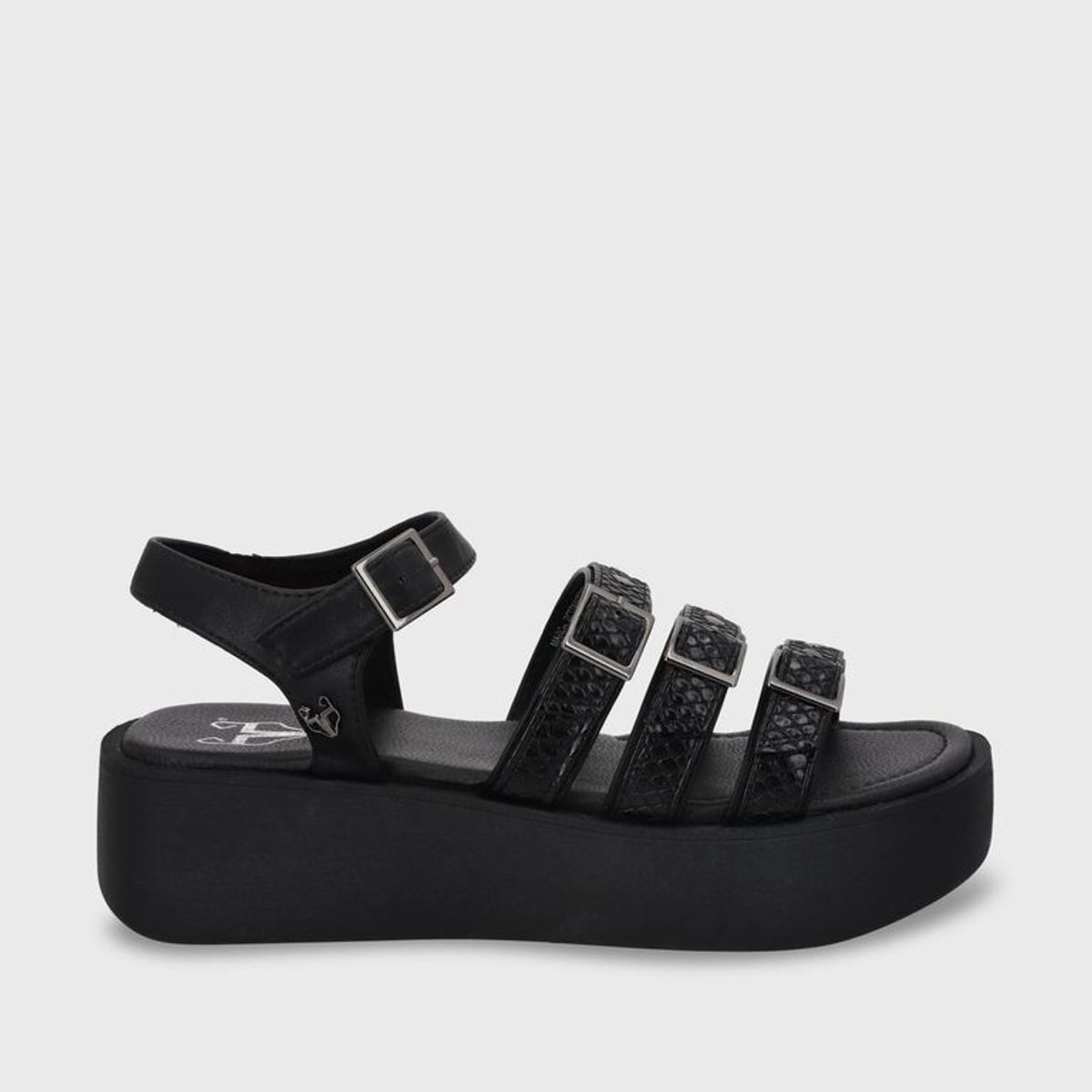 GOTTA - Sandalia Plataforma Negro Mujer 53731