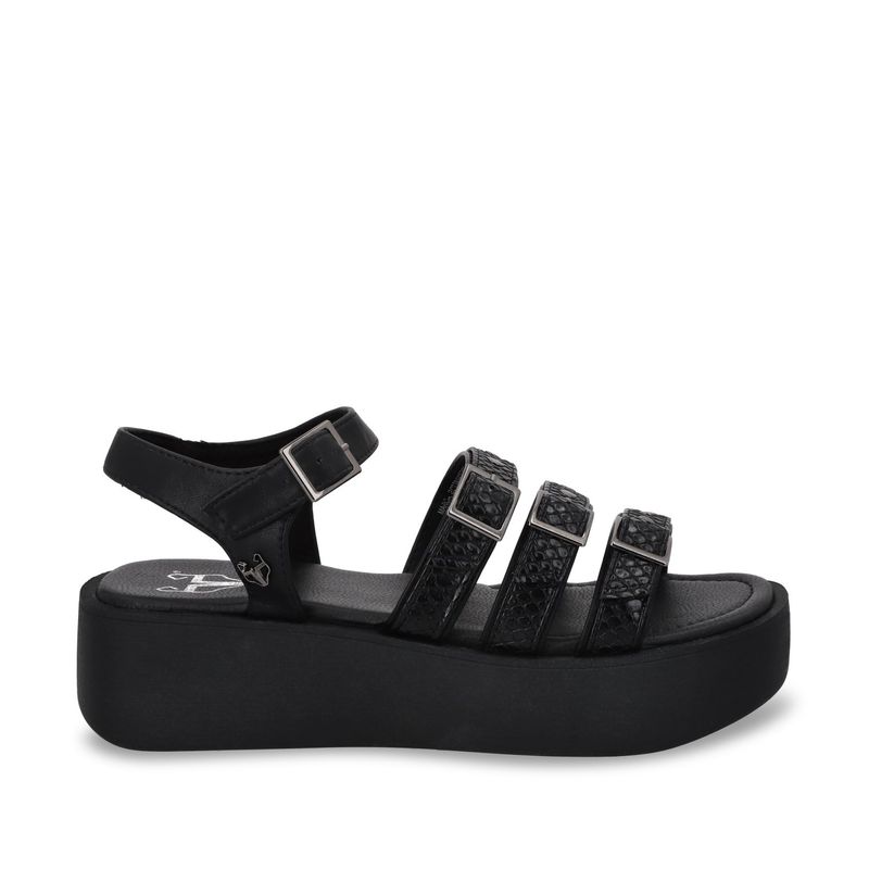 GOTTA - Sandalia Mujer Negra Plataforma 53731 Gotta.