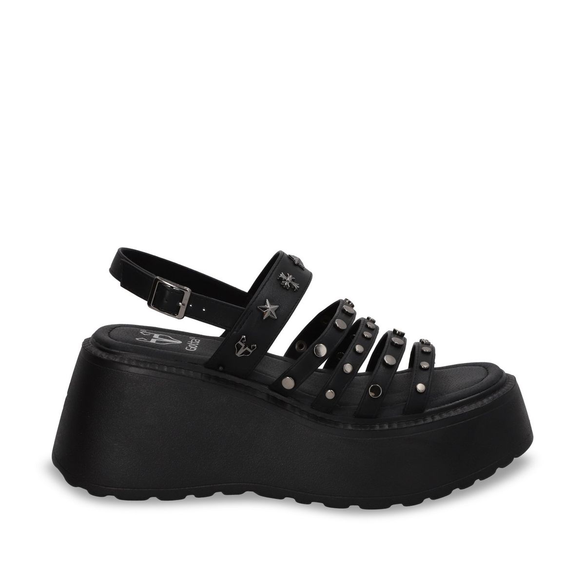 GOTTA - Sandalia Mujer Negra Plataforma 53723 Gotta