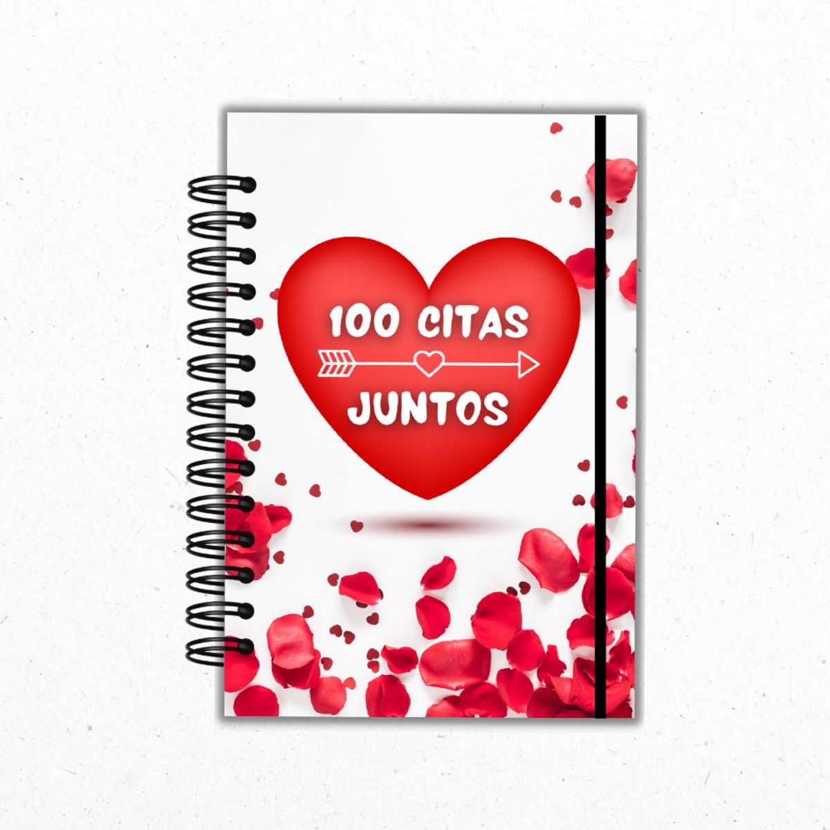 GENERICO - Libro 100 Citas Juntos - Pétalos