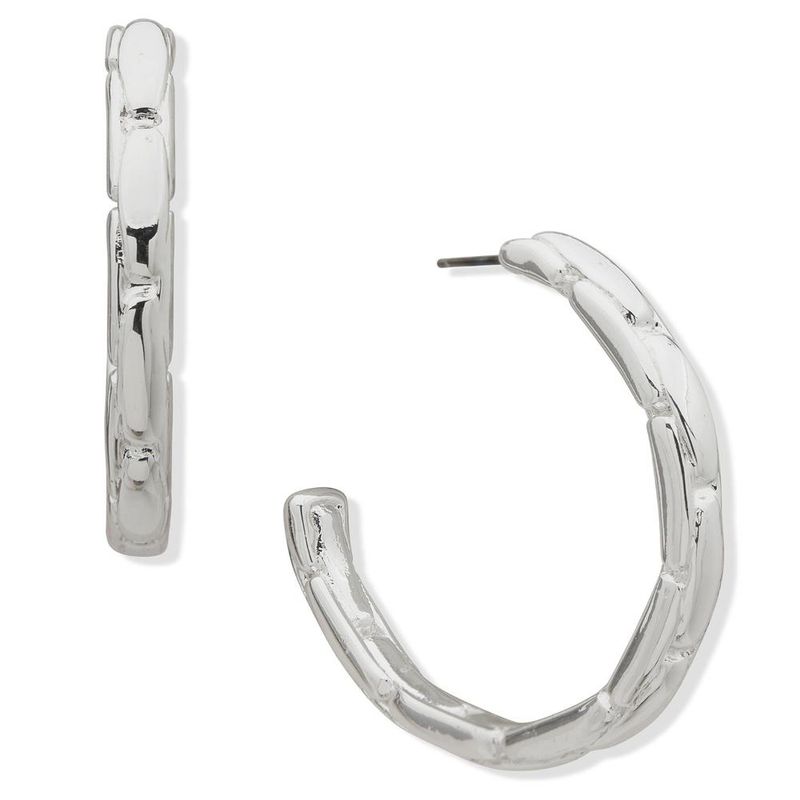 ANNE KLEIN - Argollas Anne Klein Plateado Mujer - Plateado