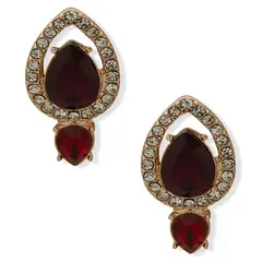 ANNE KLEIN - Aros Rojo Mujer