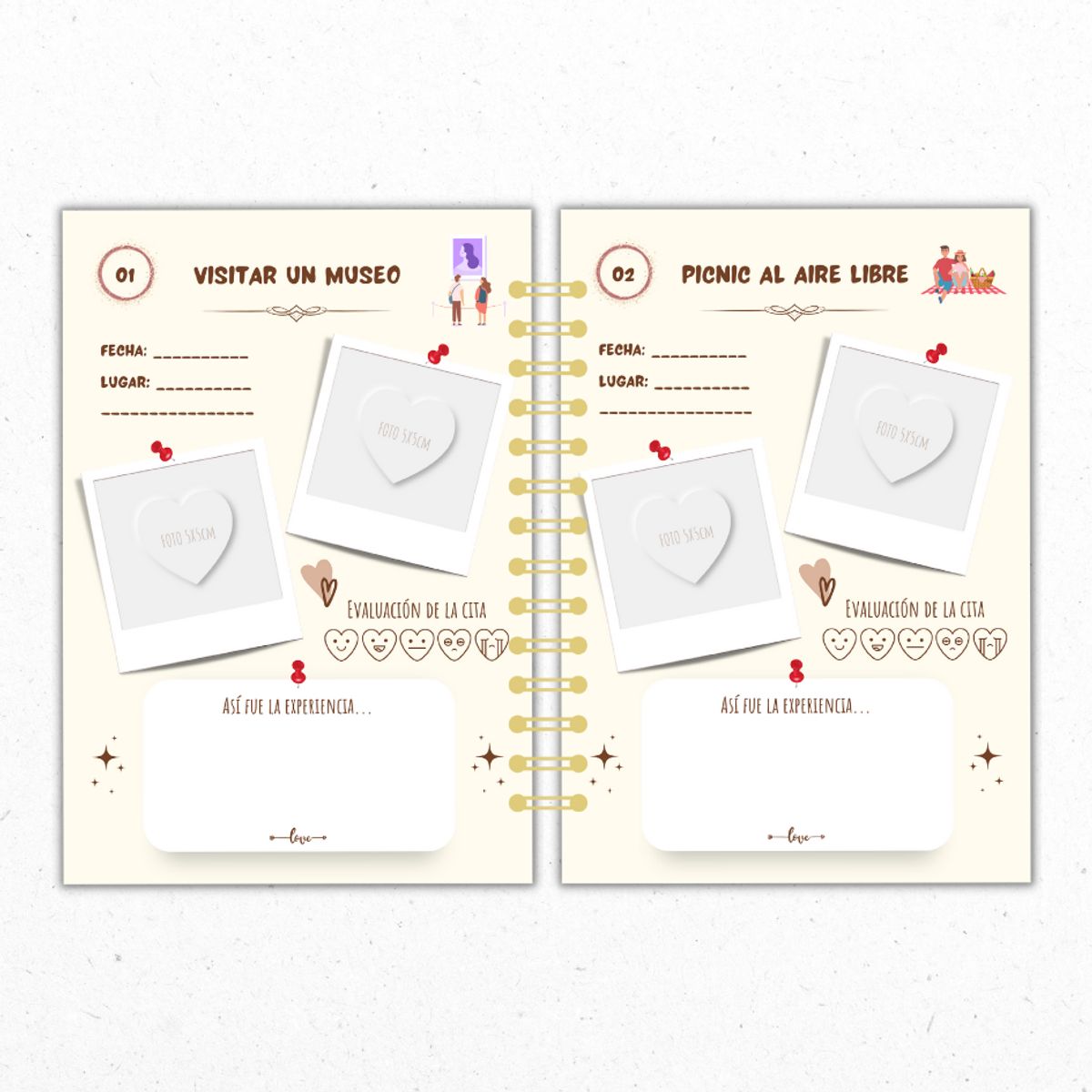 GENERICO - Libro 100 Citas Juntos - Ilustración