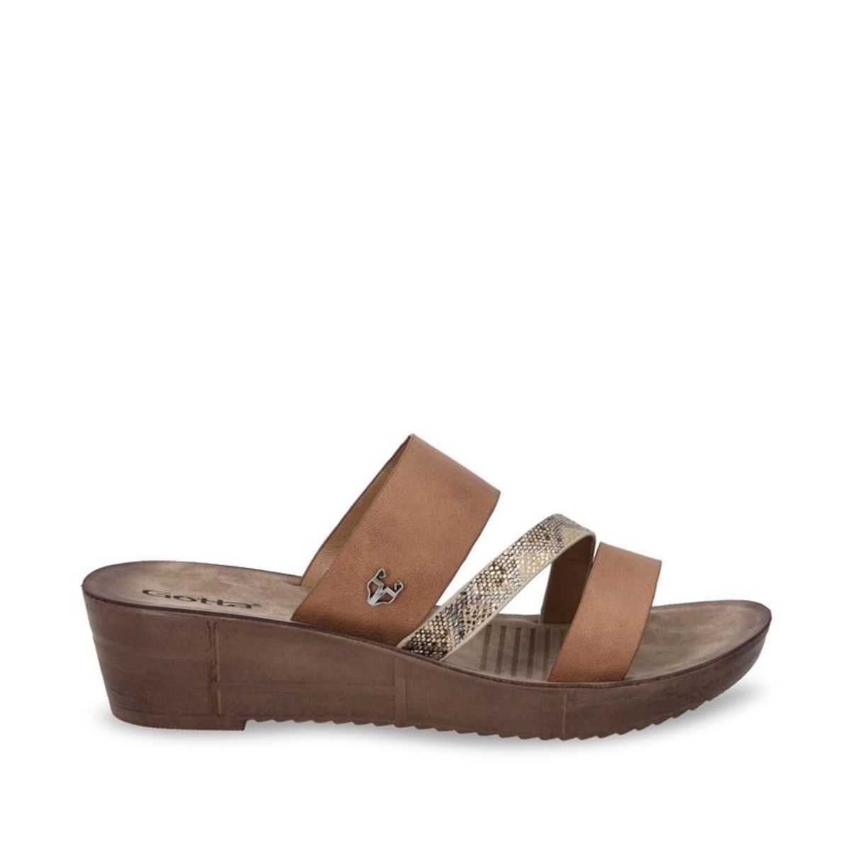 GOTTA - Sandalia Plataforma Dorado Mujer 13221
