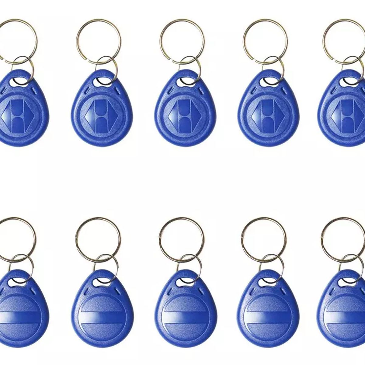 GENERICO - 10x Tag Llavero Rfid Nfc 125khz Control Acceso Proximidad