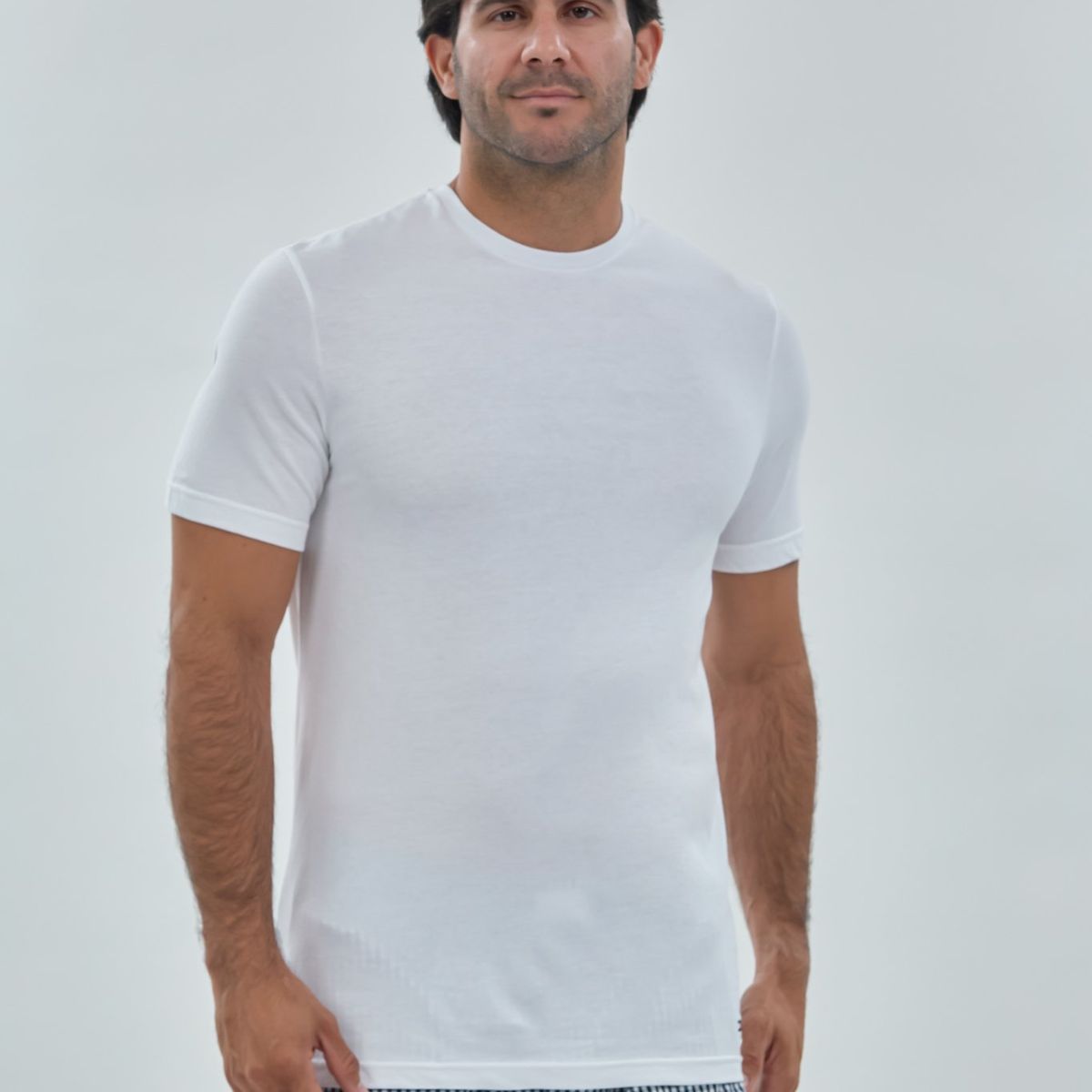 TOMMY HILFIGER - Pack De 3 Camisetas Solid C-Neck Negro Tommy Hilfiger