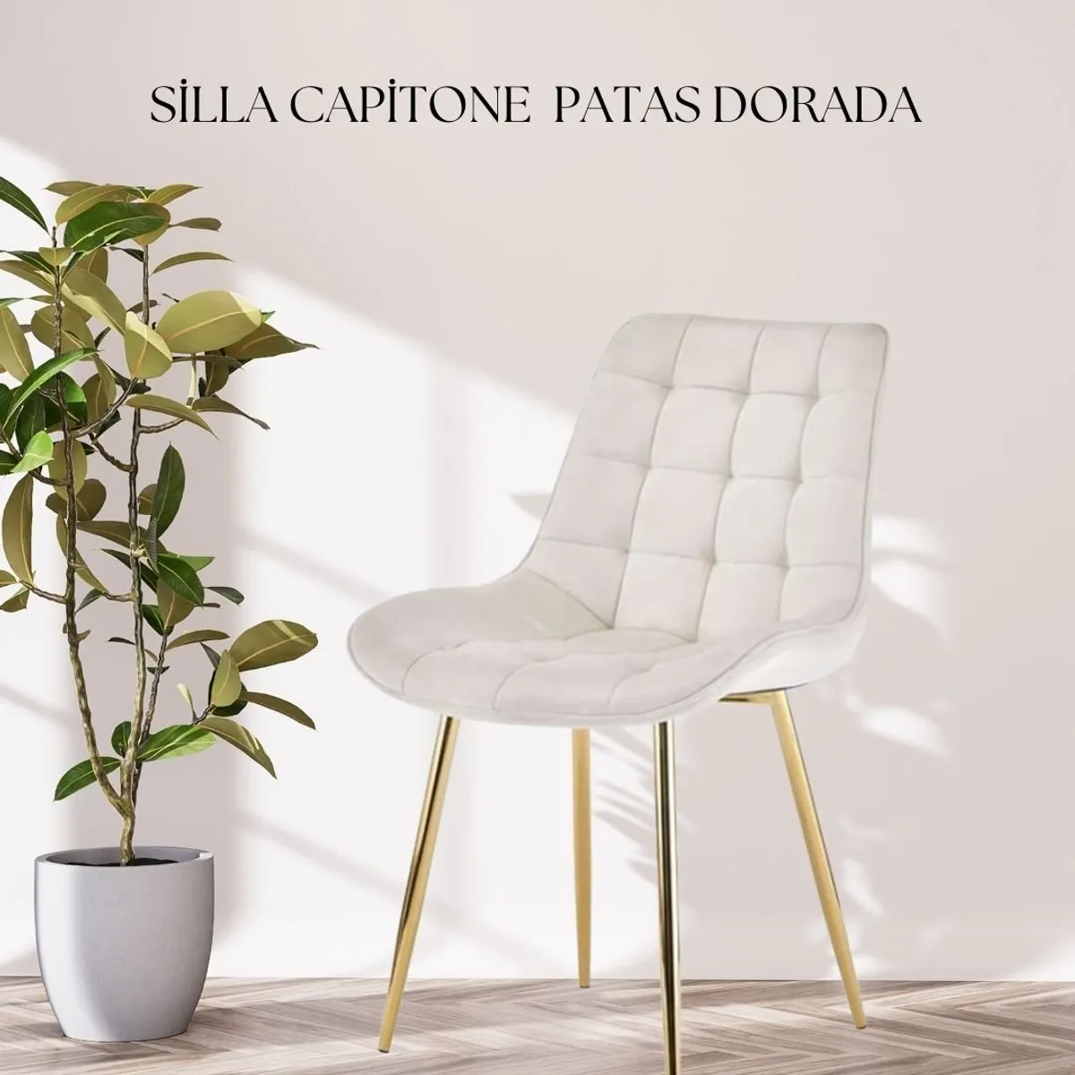 GENERICO - Silla Capitone Top BEIGE