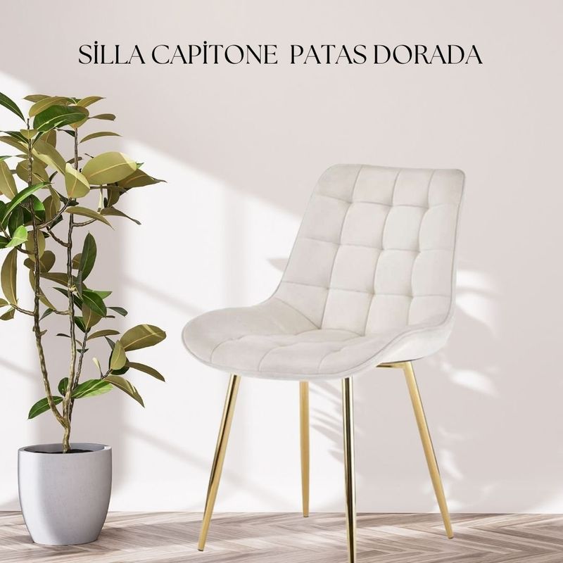 GENERICO - Silla Capitone Top BEIGE