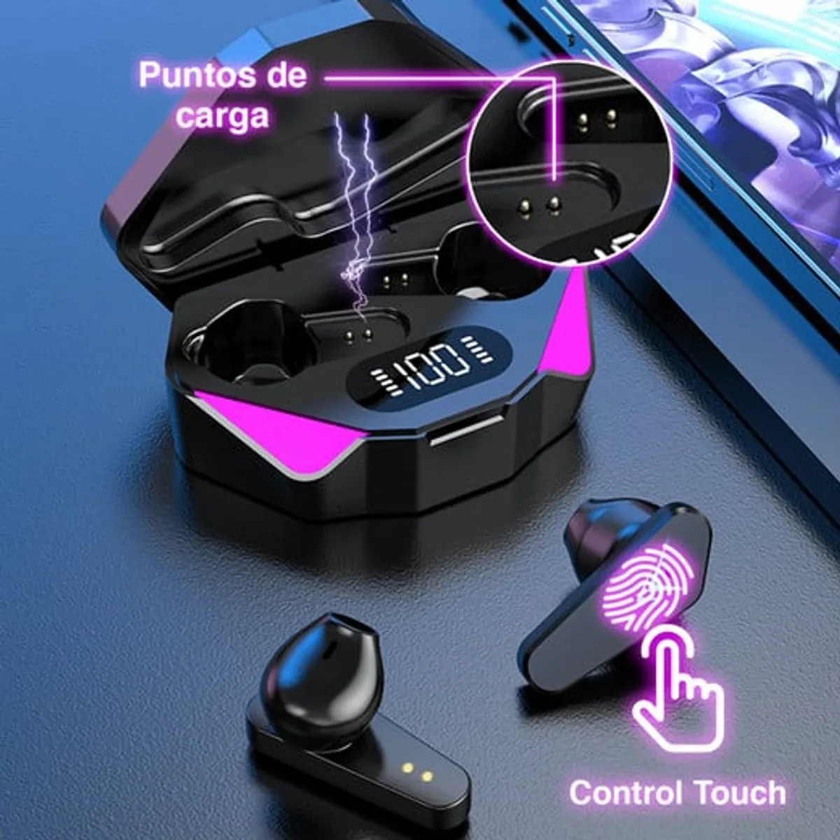 TWS - Audífonos X15 Gamer Inalámbricos y microfono