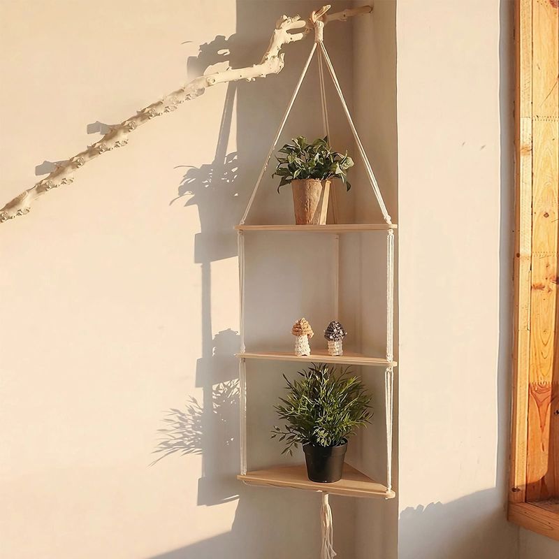 HALMAN - Decoración de Paredes Estantes Flotantes Maceteros
