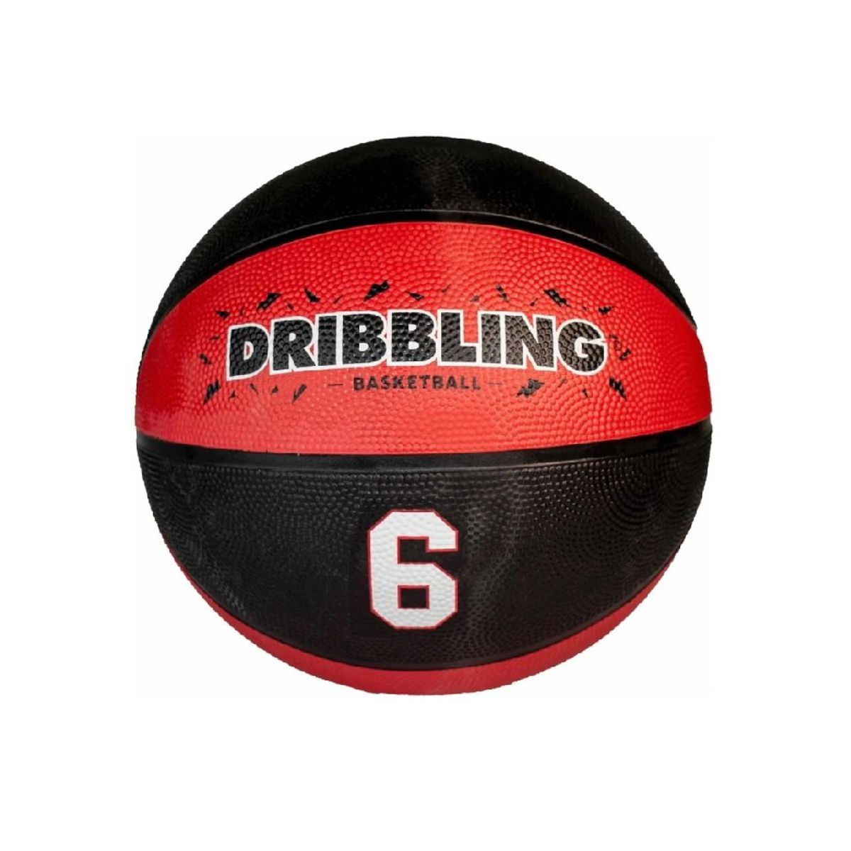 GENERICO - Balón Básquet 7 Drb® Funball Goma Rojo black