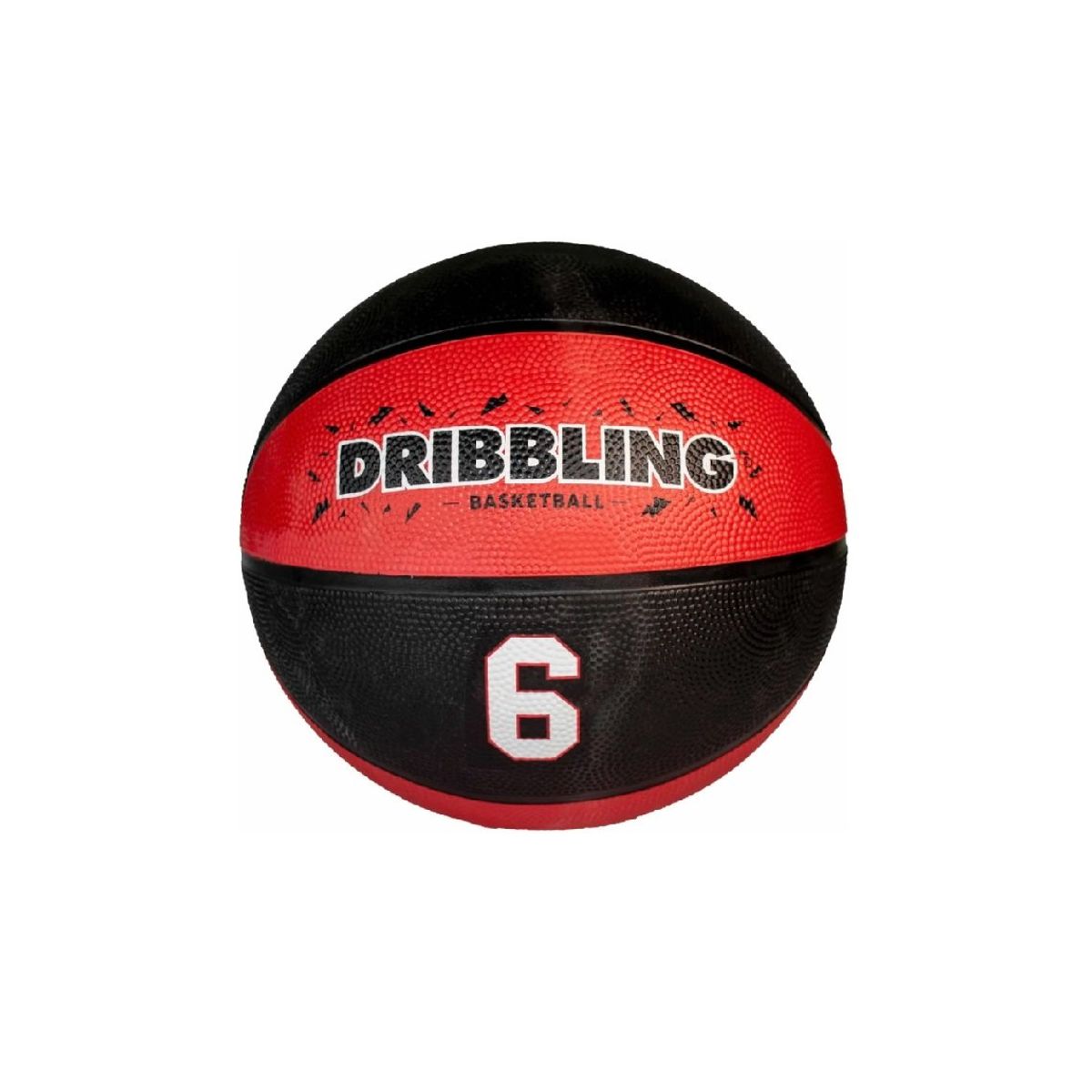GENERICO - Balón Básquet 7 Drb® Funball Goma Rojo black