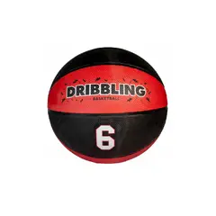 GENERICO - Balón Básquet 7 Drb® Funball Goma Rojo black