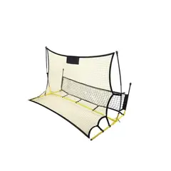 GENERICO - Red Rebotador Doble Entrenamiento Futbol Amarillo