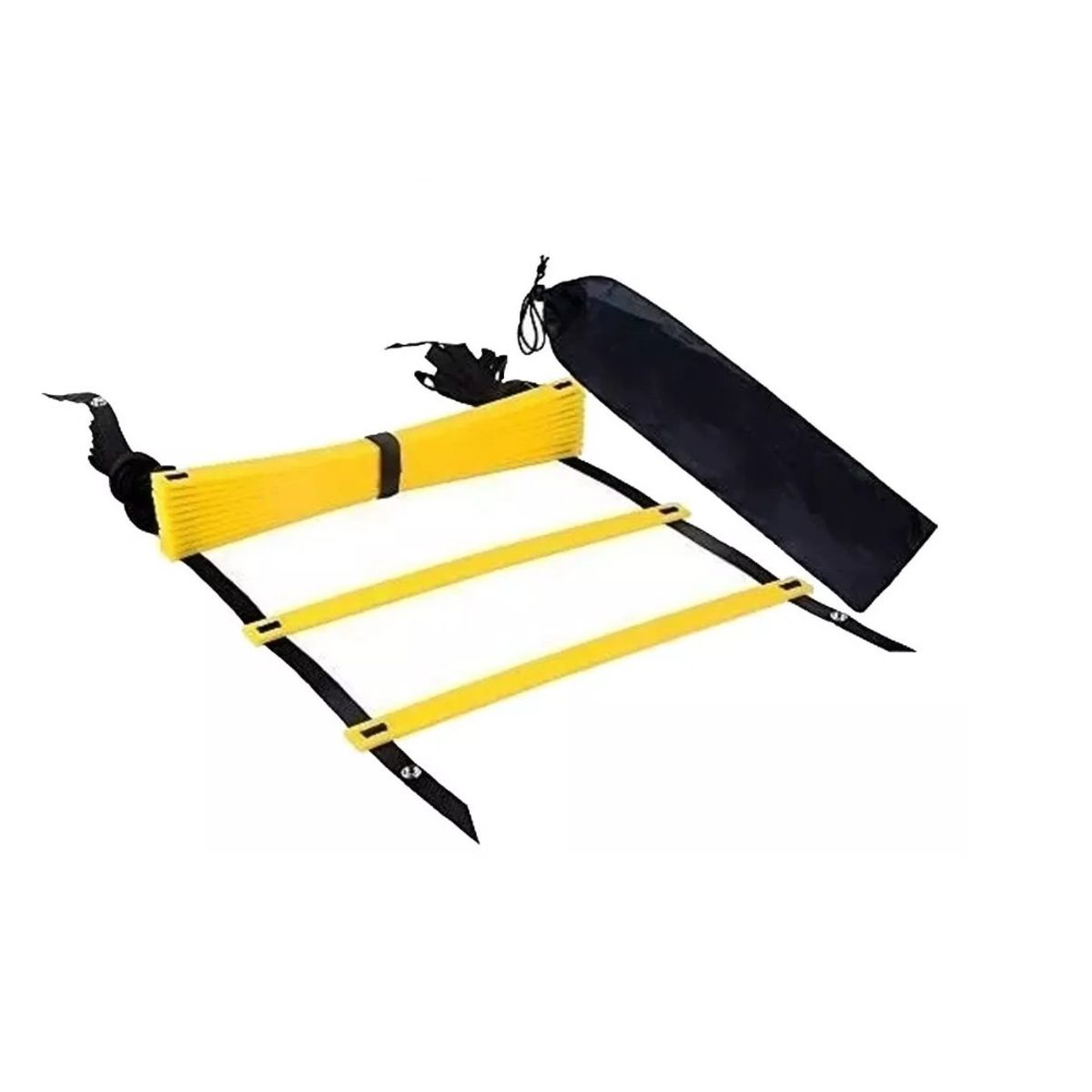 GENERICO - Escalera De Coordinacion Agilidad 6 Mts 12 Peldaños Colores