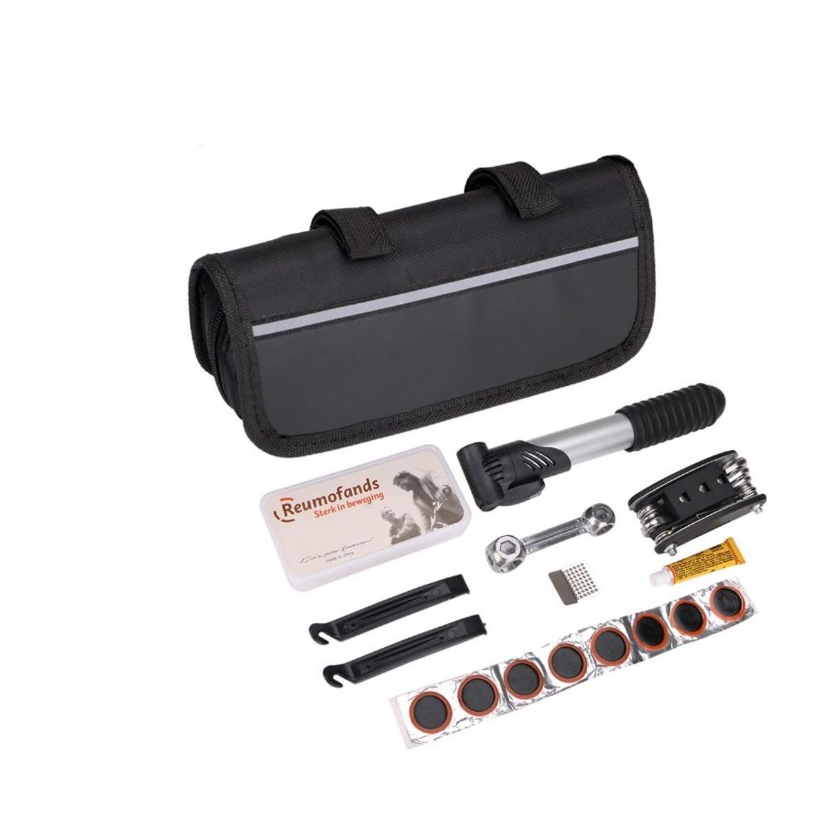 GENERICO - Kit De Herramientas Para Bicicletas Bolso Negro