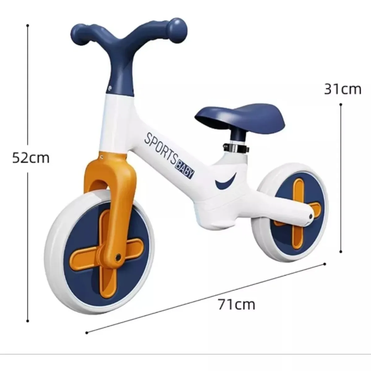 GENERICO - Bicicleta De Equilibrio Sin Pedales Para Niños