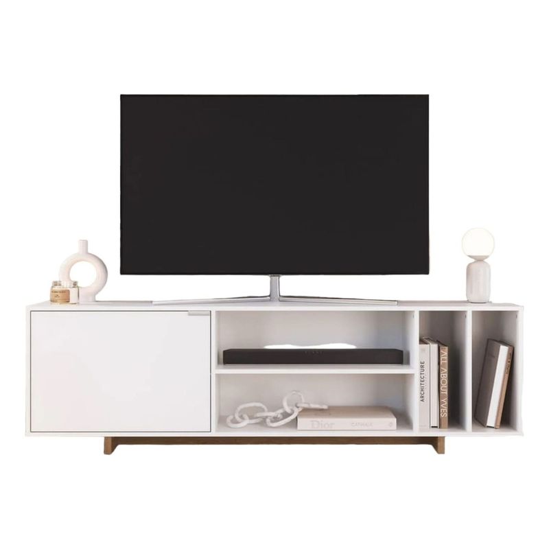 TODODESCUENTO - Mueble Rack Tv Monaco 65'' 1 Puerta 1.82cm