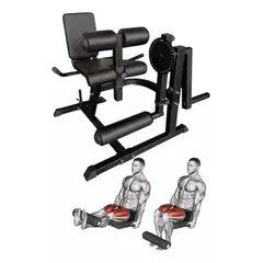 GENERICO - Maquina De Ejercicios Extension De Cuadriceps Y Curl Femoral