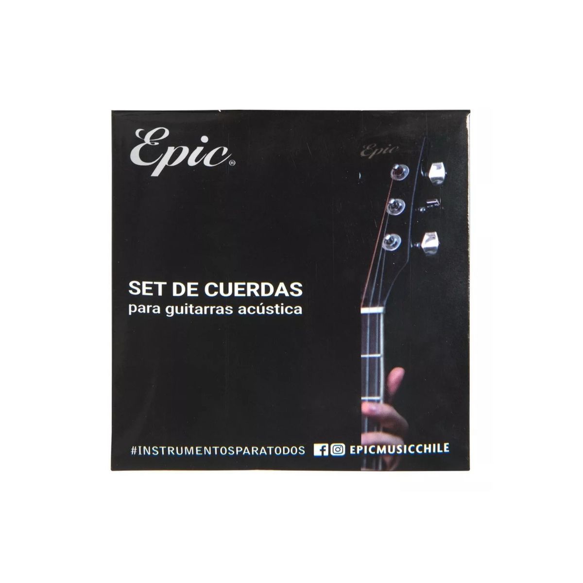 EPIC - Cuerdas metalicas para guitarra acustica Epic 010-048