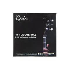 EPIC - Cuerdas metalicas para guitarra acustica 010-048