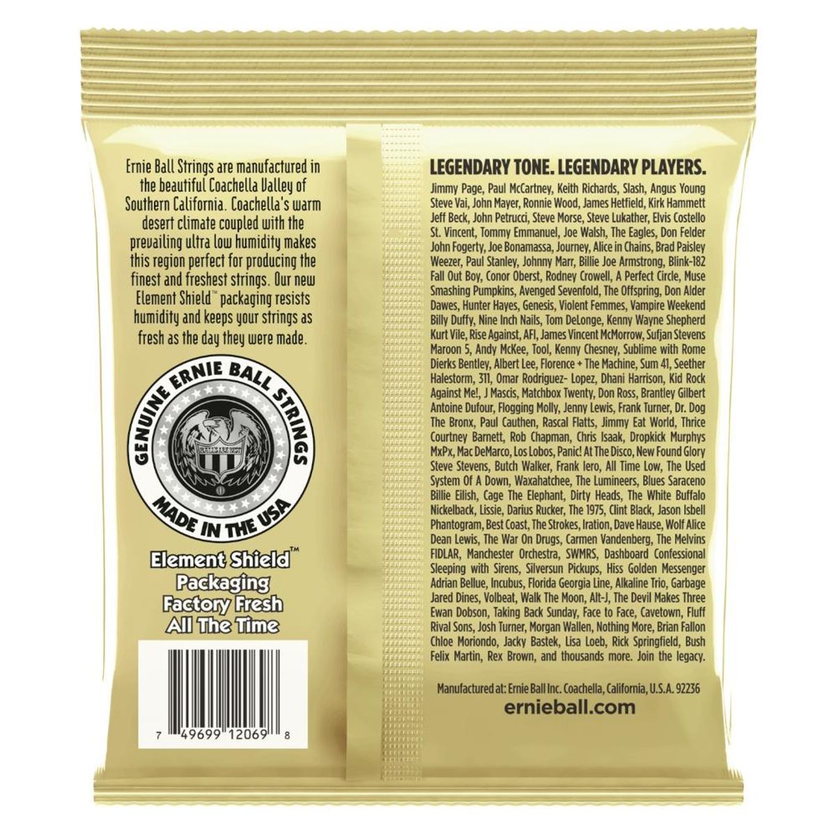 ERNIE BALL - Cuerdas Guitarra Clasica Ernie Ball Earthwood P02069 - Blanco