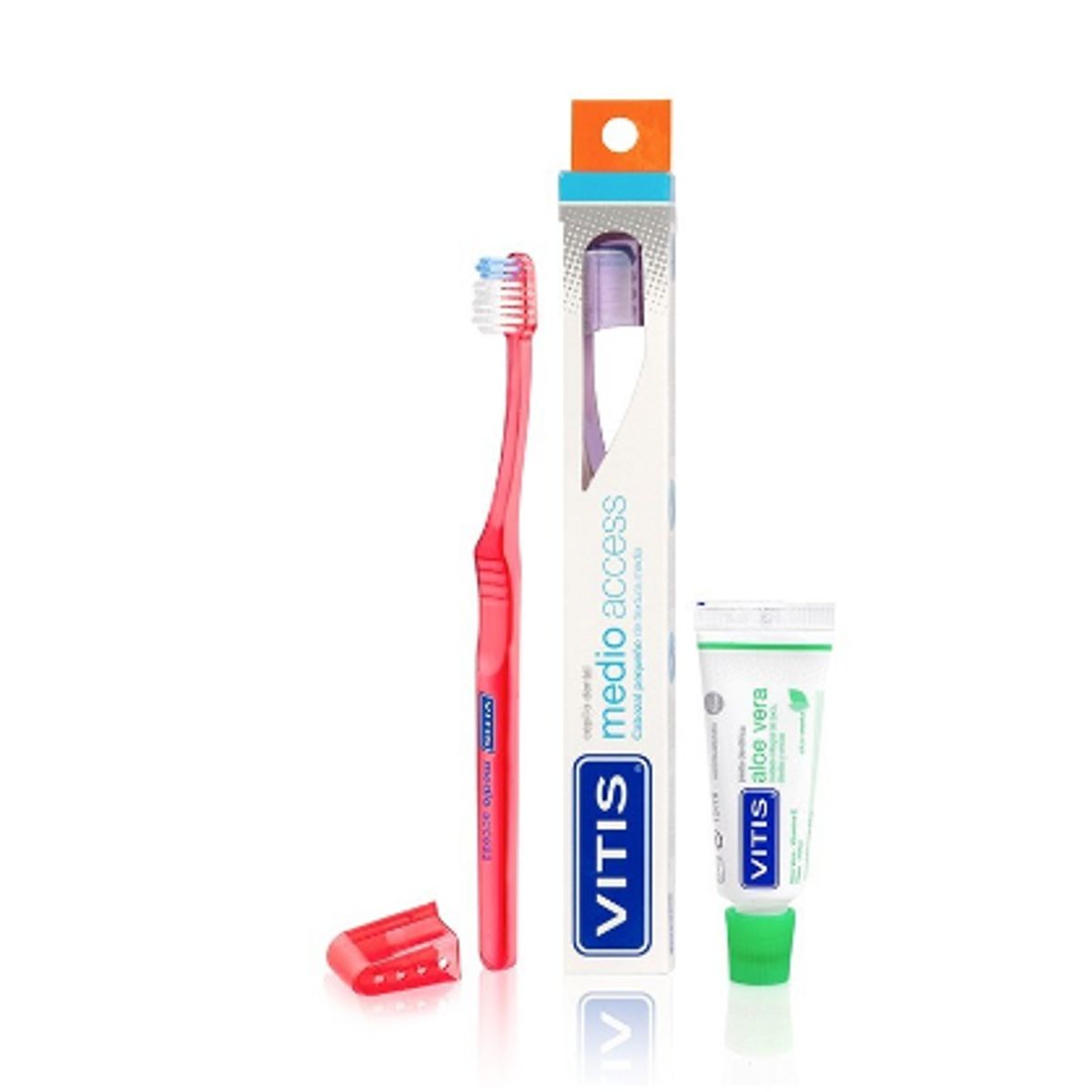 VITIS - Pack Cepillo VITIS® access medio + mini pasta 15ml