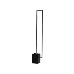 SANTU HOME & DECO - Lampara de Pie Rectangular Negro