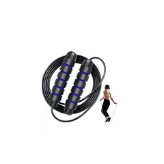 GENERICO - Cuerda Para Saltar Cardio Crossfit Deporte Black