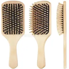 GENERICO - Cepillo Para El Cabello De Bambú Ecológico