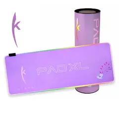 KTANA - Mouse Pad LED Gamer Profesional Lila 80X30 CMS