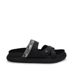 GOTTA - Sandalia Mujer Negra Plana 53700