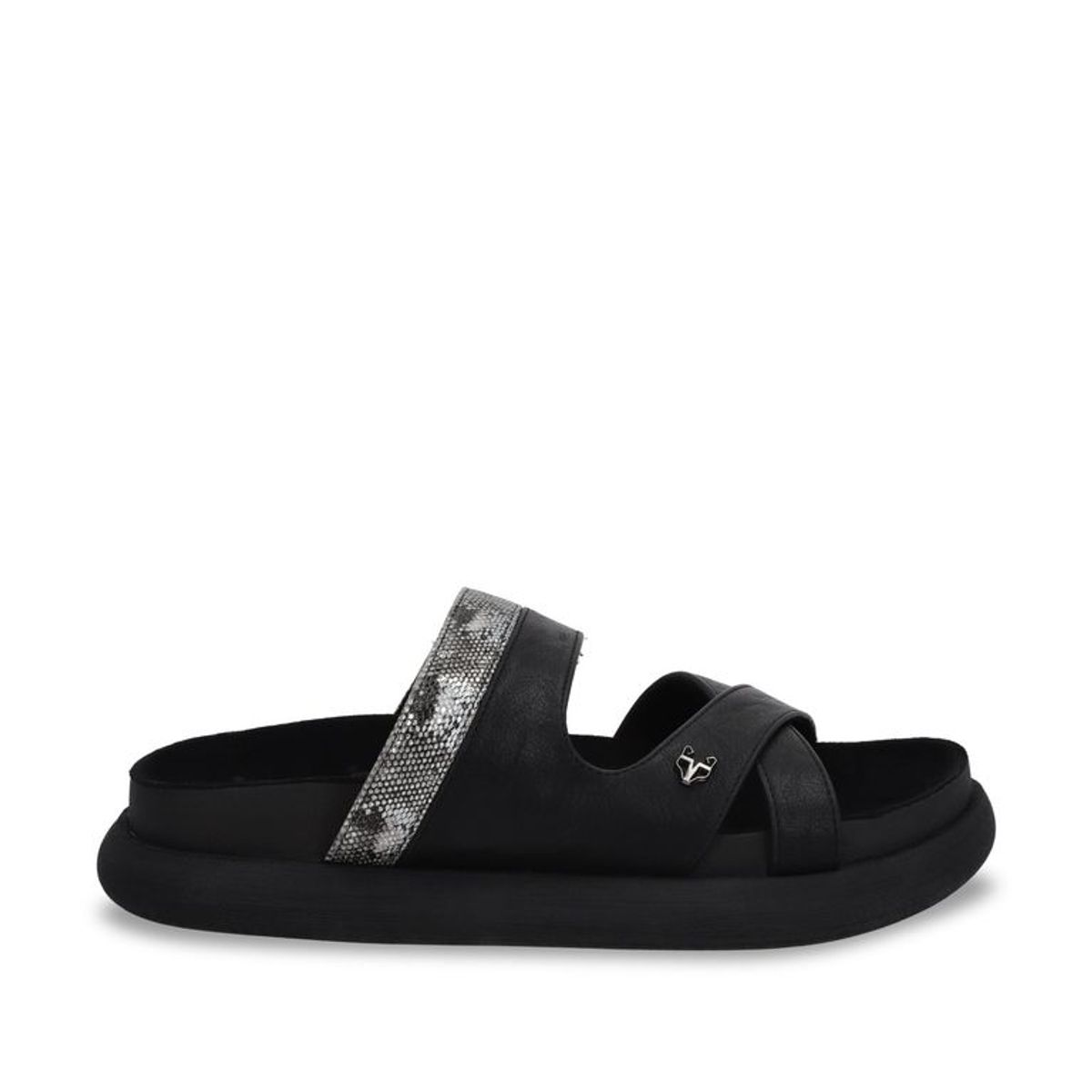 GOTTA - Sandalia Plano Negro Mujer 53700