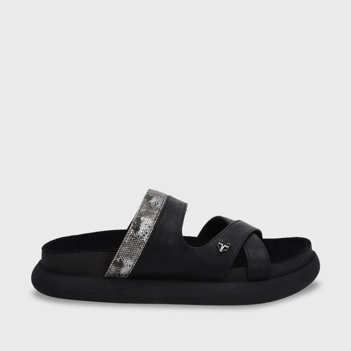 GOTTA - Sandalia Plano Negro Mujer 53700