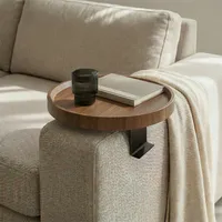 Mesa Bandeja Para Brazo Sofá Café