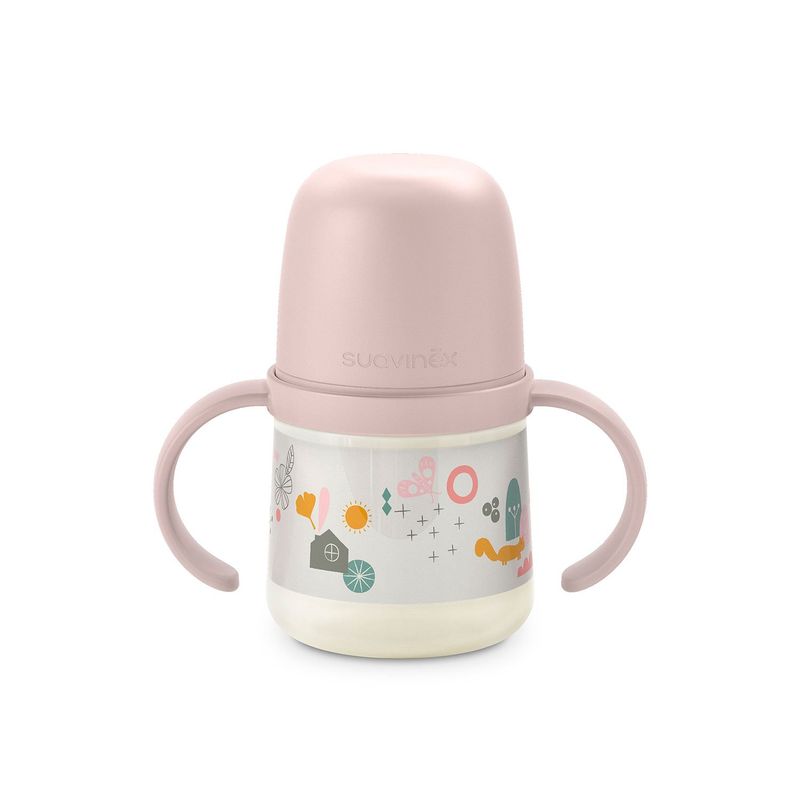 SUAVINEX - BIBERON ASAS 150 ML SILICONA +6 MESES WALK PINK