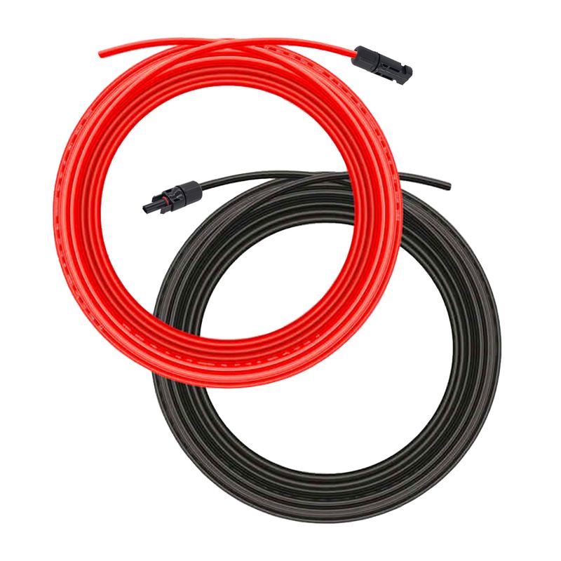 SOLIOT - Cable Solar 4mm2 Con Conector Mc4 10 Mts