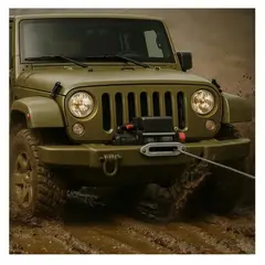 GENERICO - Winche Electrico 6000lbs Con Control Remoto Inalambrico 12v